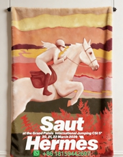 Hermes Throw Blankets